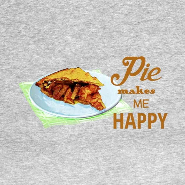 Pie Makes Me Happy by evisionarts